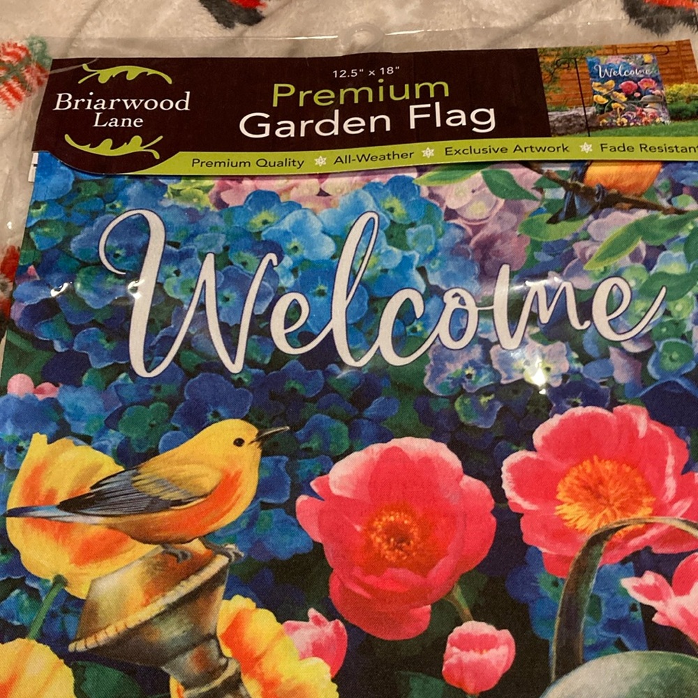 Briarwood Lane Premium Garden Flag with Colorful Floral Design